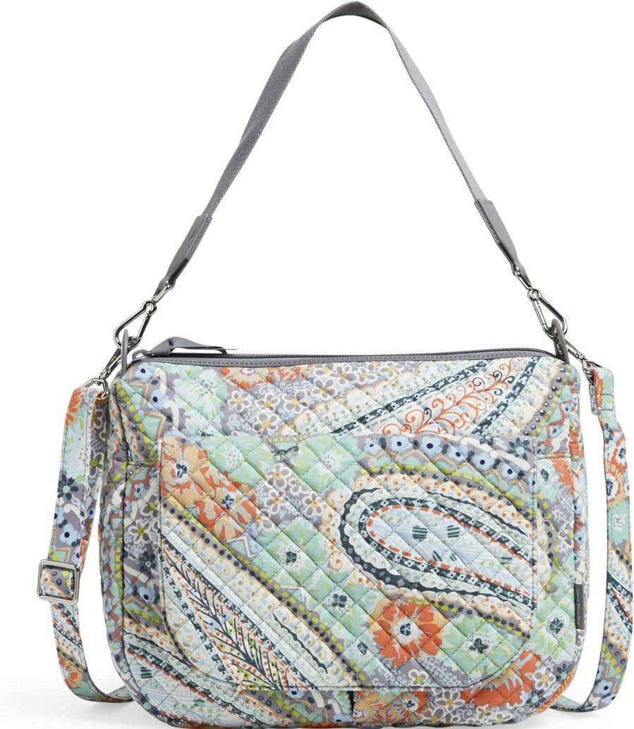 Vera Bradley Crossbody Handbags | Vera Bradley Cotton Carson Shoulder Bag Crossbody Purse