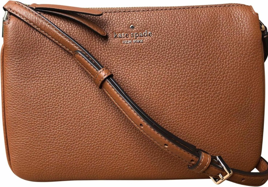 Kate Spade New York Crossbody Handbags | Kate Spade New York Triple Gusset Crossbody, Warm Gingerbread