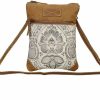 Myra Bag Crossbody Handbags | Myra Bag Soul Searcher Small & Cross Body Bag Upcycled Canvas & Leather S-2535