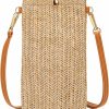 SINGBO Crossbody Handbags | Singbo Small Crossbody Straw Purse Lightweight Summer Beach Phone Bag For Women