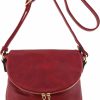 ALYSSA Crossbody Handbags | Tassel Accent Crossbody Bag With Flap Top