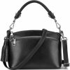 S-ZONE Crossbody Handbags | S-Zone Small Genuine Leather Top Handle Handbags For Women Shoulder Bag Crossbody Purse