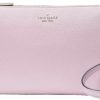 Kate Spade New York Crossbody Handbags | Kate Spade Leila Triple Gusset Crossbody Pebbled Leather Shoulder Bag, Quartz Pink