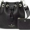 Kate Spade New York Crossbody Handbags | Kate Spade New York Women'S Rosie Pebbled Leather Mini Bucket Bag, Black