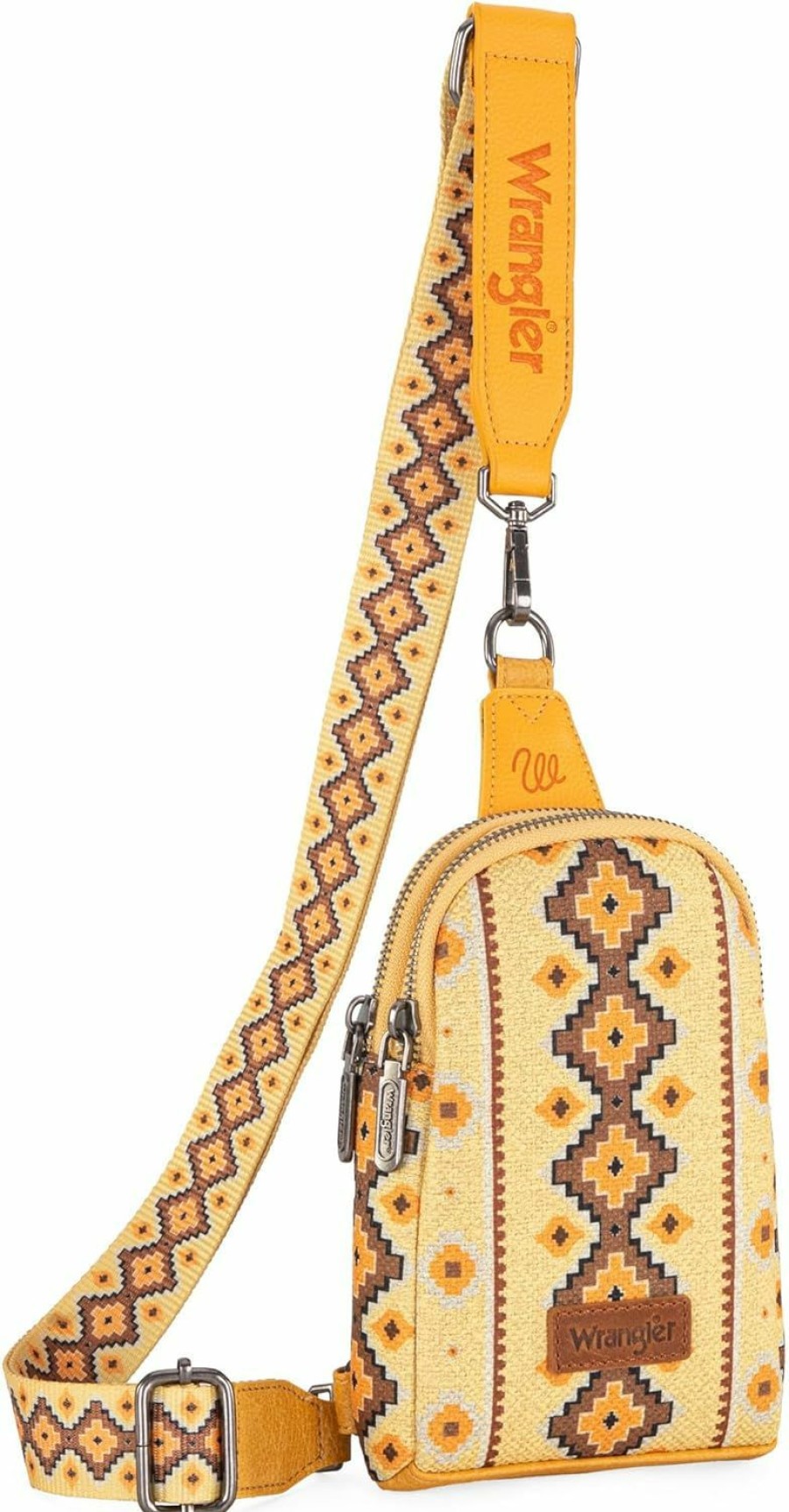 Wrangler Crossbody Handbags | Wrangler Aztec Crossbody Sling Bags For Women Cross Body Purse With Detachable Strap