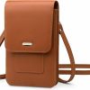 Peacocktion Crossbody Handbags | Peacocktion Small Crossbody Cell Phone Bag For Women, Leather Shoulder Bag Card Holder Phone Wallet Purse