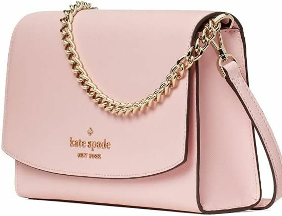 Kate Spade New York Crossbody Handbags | Kate Spade Carson Saffiano Leather Convertible Crossbody Bag (Chalk Pink)