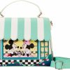 Loungefly Crossbody Handbags | Loungefly Mickey & Minnie Date Night Diner Crossbody Purse Disney