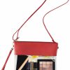 Vorspack Crossbody Handbags | Vorspack Clear Bag Stadium Approved - Pu Leather Clear Purse Clear Crossbody Bag For Concert Festival