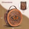 RAW HYD Crossbody Handbags | Raw Hyd Genuine Tooled Leather Purse For Women