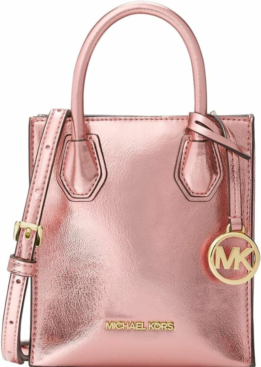 Michael Kors Crossbody Handbags | Michael Kors Mercer Extra-Small Patent Crossbody Bag Handbag (Primrose)