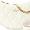 Kate Spade New York Crossbody Handbags | Kate Spade New York Women'S Carey Smooth Leather Quilted Zip Top Crossbody, Parchment