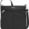 Travelon Crossbody Handbags | Travelon Anti-Theft Classic N/S Crossbody, Black