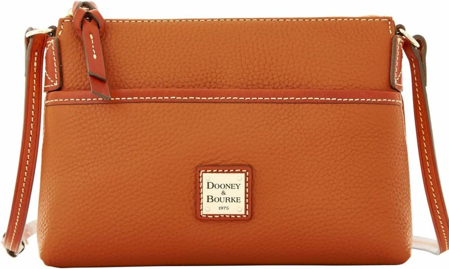 Dooney & Bourke Crossbody Handbags | Dooney & Bourke Handbag, Pebble Grain Ginger Pouchette Crossbody - Caramel