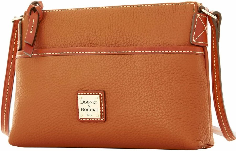 Dooney & Bourke Crossbody Handbags | Dooney & Bourke Handbag, Pebble Grain Ginger Pouchette Crossbody - Caramel