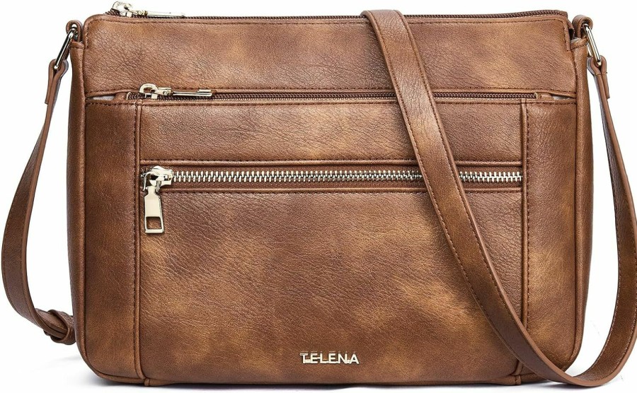 Telena Crossbody Handbags | Telena Crossbody Bags For Women Leather Cross Body Purse Camera Bag With Adjustable Strap