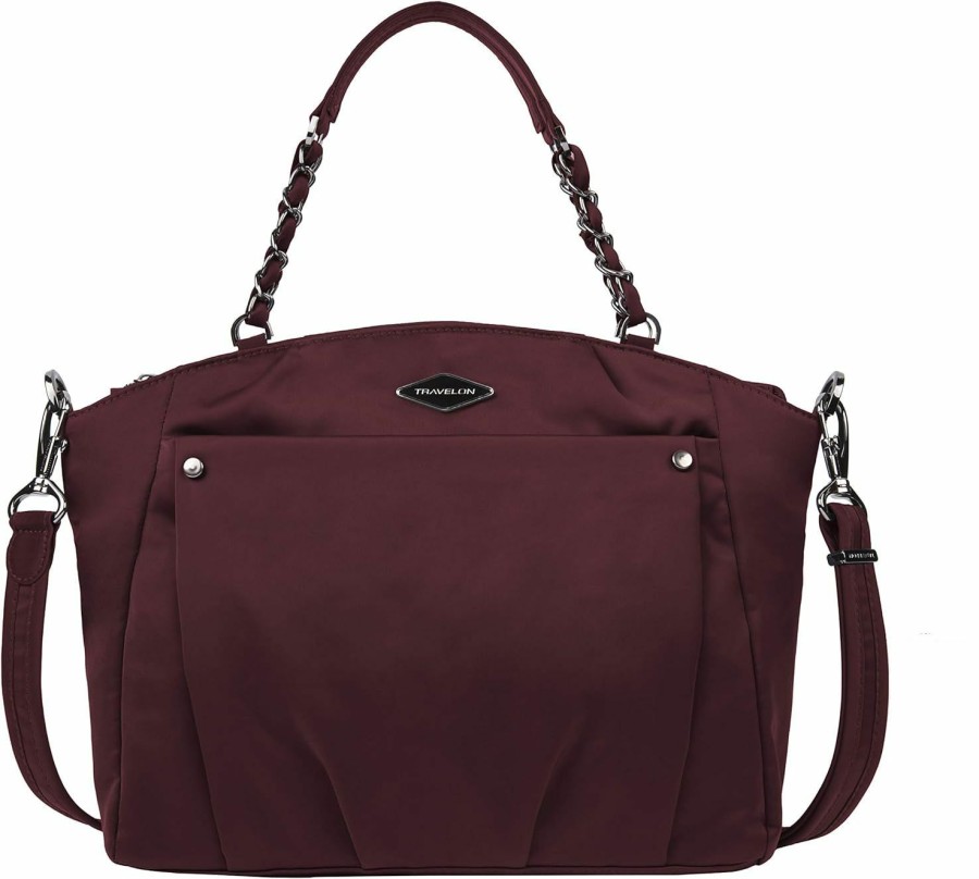 Travelon Crossbody Handbags | Travelon Parkview Anti-Theft Satchel Crossbody Bag