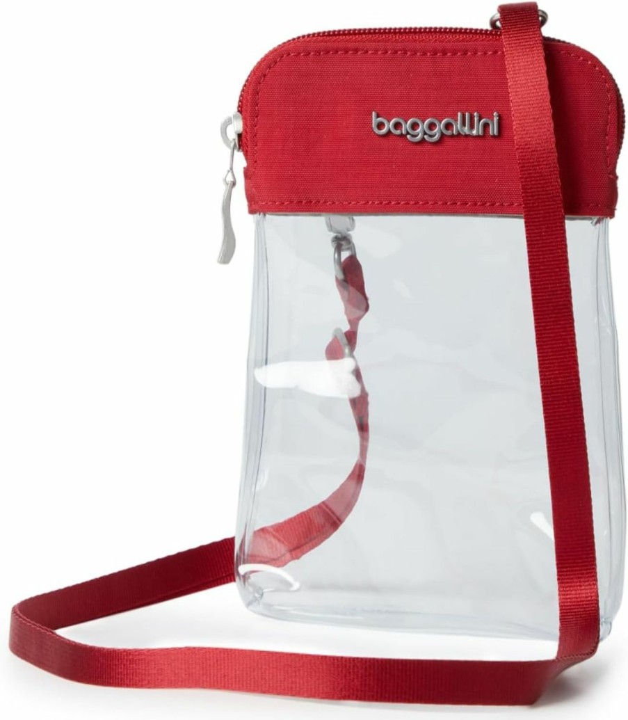 Baggallini Crossbody Handbags | Baggallini Womens Stadium Clear Bryant Crossbody