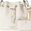 Kate Spade New York Crossbody Handbags | Kate Spade New York Women'S Rosie Pebbled Leather Mini Bucket Bag, Parchment