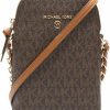 Michael Michael Kors Crossbody Handbags | Michael Michael Kors Jet Set Charm Small North/South Chain Phone Crossbody