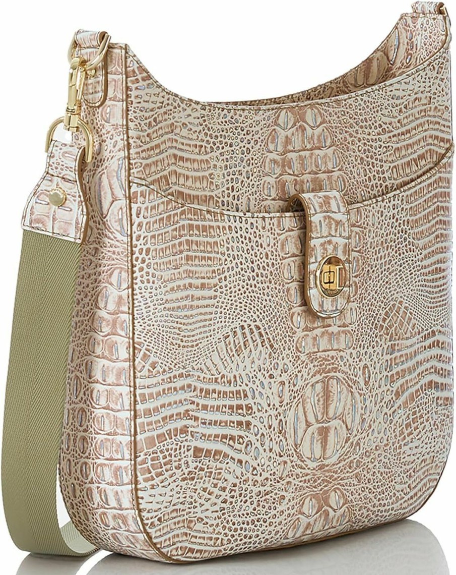 BRAHMIN Crossbody Handbags | Leia - Birch Mini Melbourne