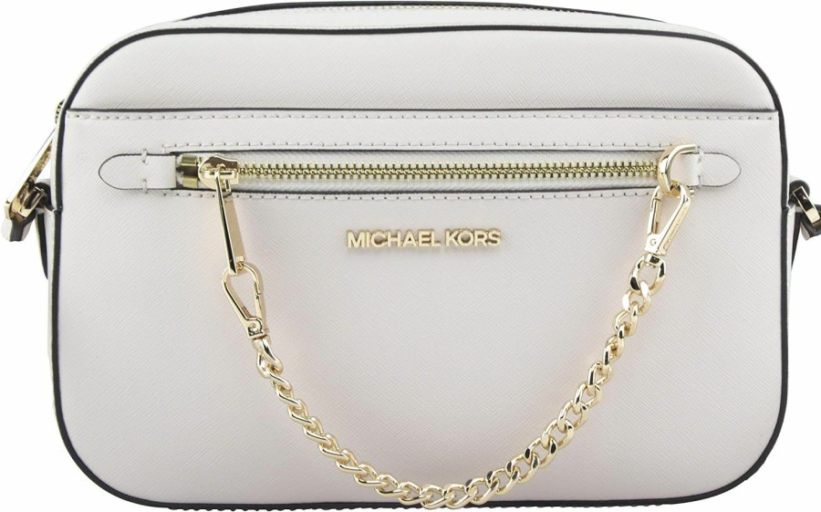 Michael Kors Crossbody Handbags | Michael Kors Women'S Jet Set Item Large East West Chain Crossbody