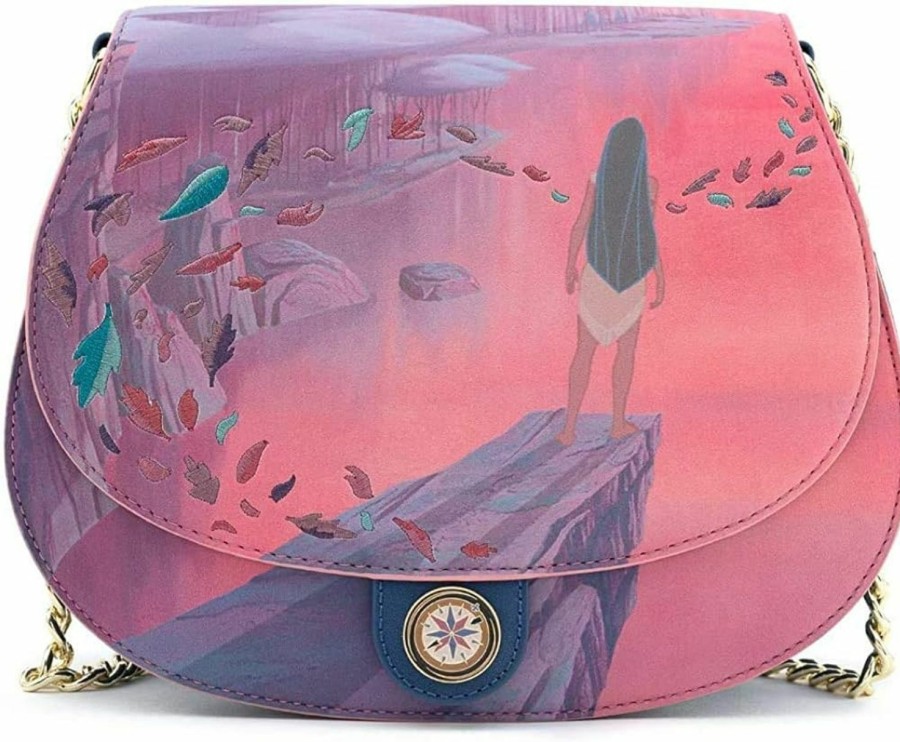 Loungefly Crossbody Handbags | Loungefly Disney Pocahontas Colors Of The Wind Crossbody