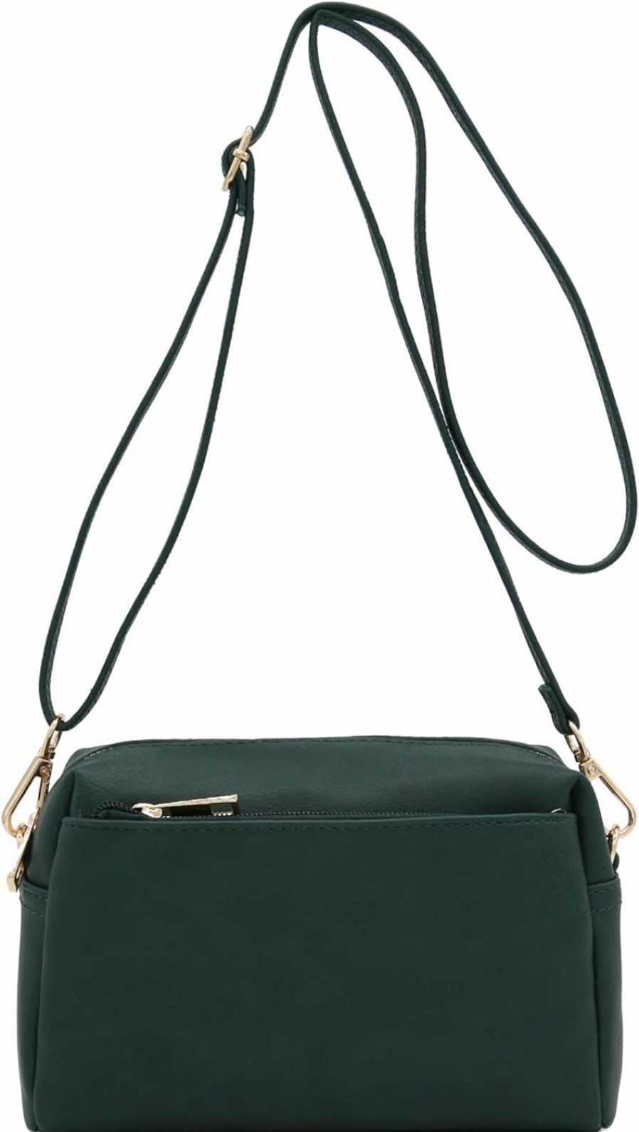 FashionPuzzle Crossbody Handbags | Fashionpuzzle Triple Zip Small Crossbody Bag