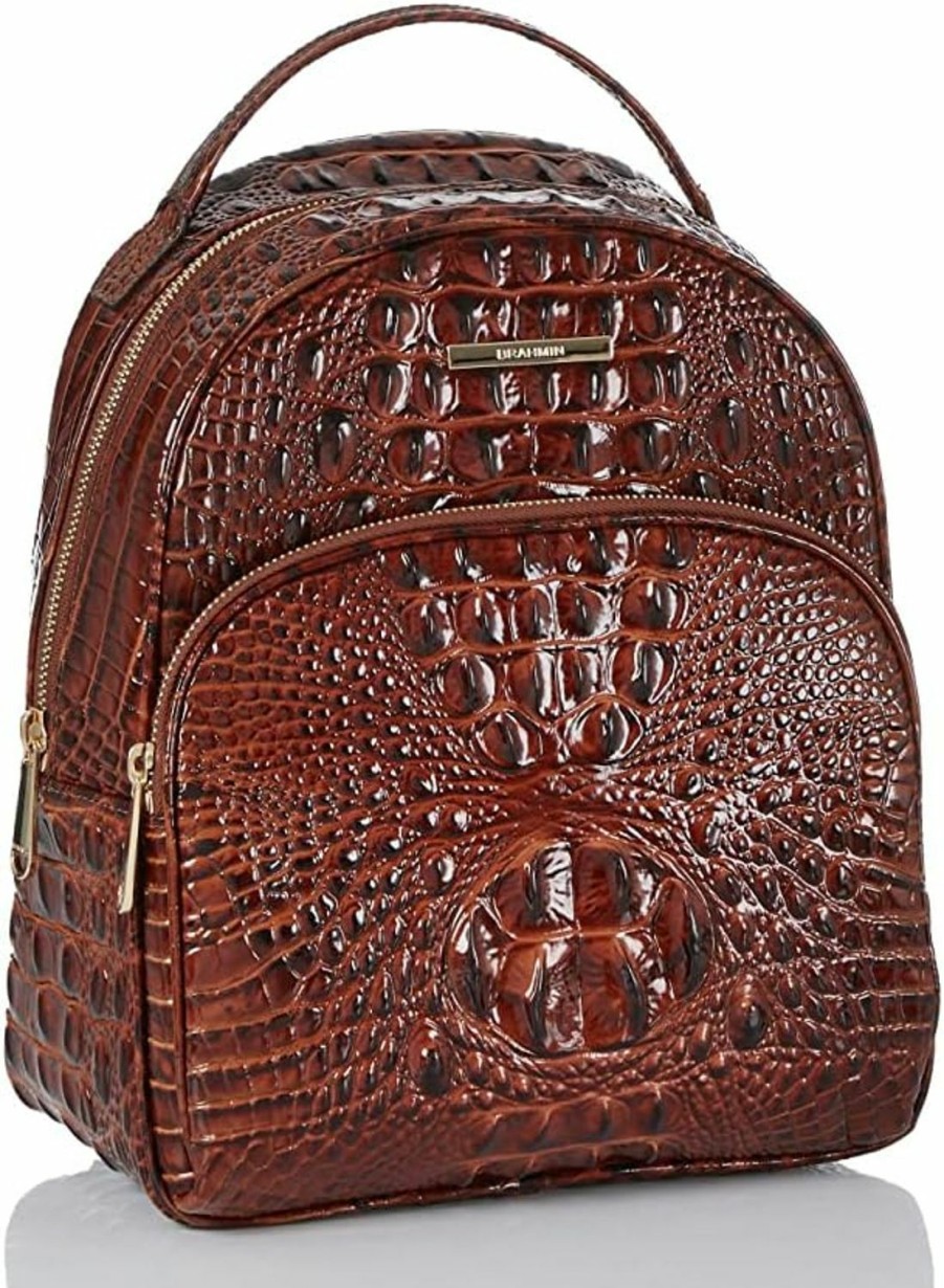 BRAHMIN Crossbody Handbags | Brahmin Pecan Melbourne Chelcy