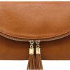 Solene Crossbody Handbags | Solene Womens Envelop Clutch Purse Multi Compartments, 6 Card Slot Inside, Crossbody Bag With Tassels