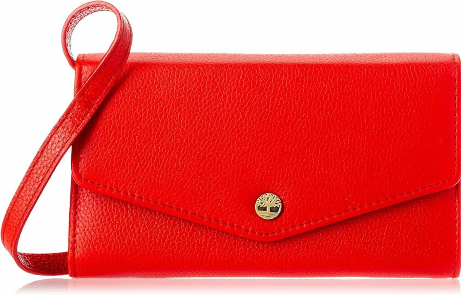 Timberland Crossbody Handbags | Timberland Rfid Leather Wallet Phone Bag With Detachable Crossbody Strap