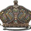 Mary Frances Crossbody Handbags | Mary Frances Royal Treatment Beaded Crossbody Crown, Metallic