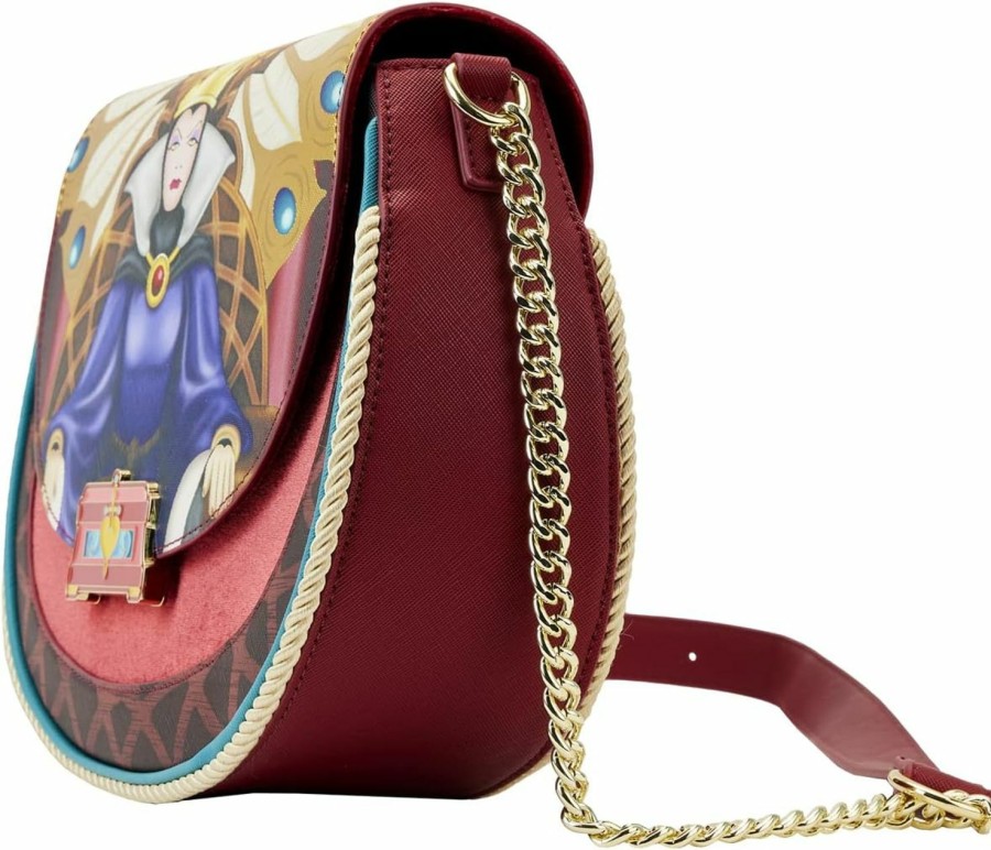 Loungefly Crossbody Handbags | Loungefly Disney Snow White Evil Queen Throne Crossbody Purse