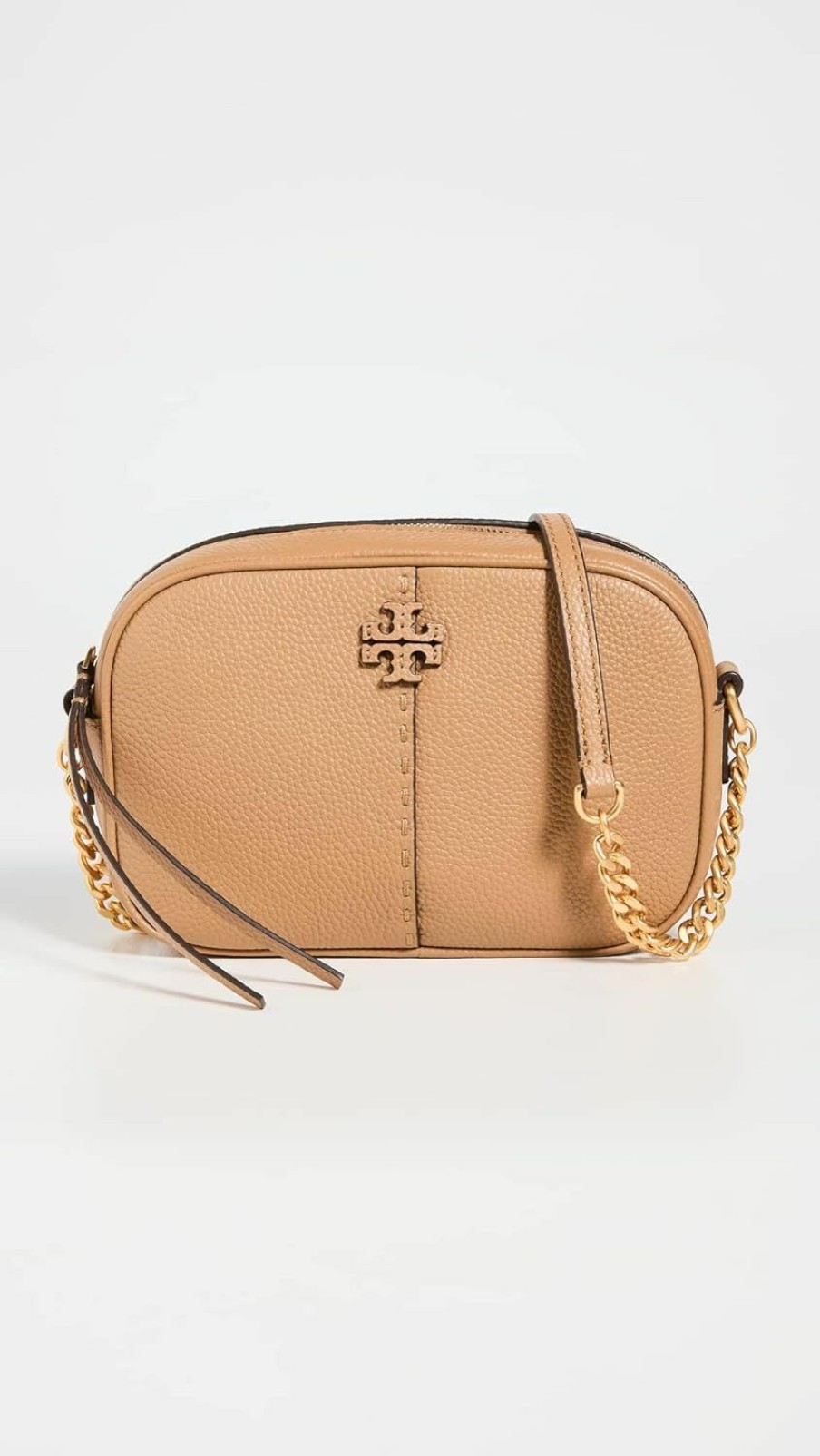 Tory Burch Crossbody Handbags | Tory Burch Women'S Mcgraw Camera Bag, Tiramisu, Tan, One Size