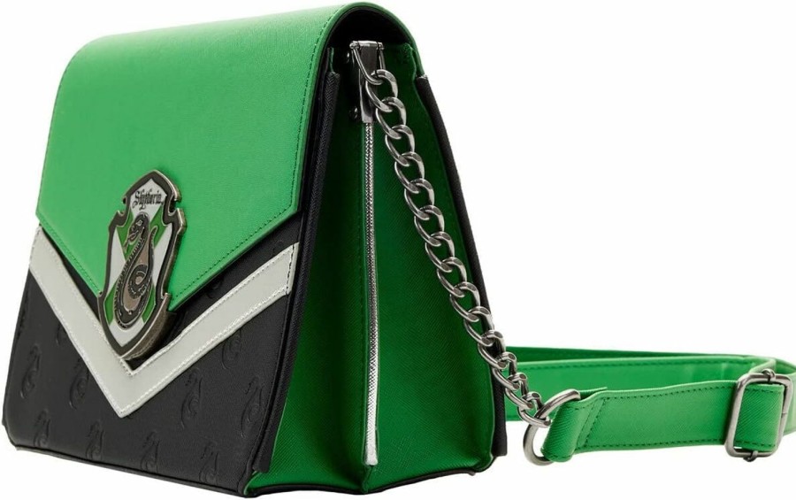 Loungefly Crossbody Handbags | Loungefly Harry Potter Sac A Bandouliere Slytherin Chain Strap