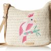 Vera Bradley Crossbody Handbags | Women'S Straw Crossbody Purse