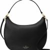 Kate Spade New York Crossbody Handbags | Kate Spade Weston Leather Shoulder Crossbody Bag Purse Handbag (Black)