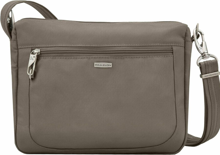 Travelon Crossbody Handbags | Travelon Anti-Theft Classic Small East/West Crossbody