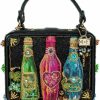 Mary Frances Crossbody Handbags | Mary Frances In The Spirit Beaded Top Handle Cocktails, Champagne Handbag, Multi