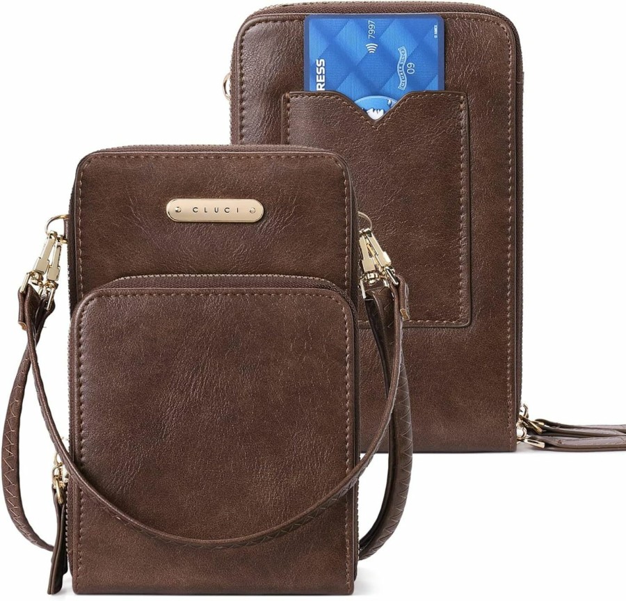 CLUCI Crossbody Handbags | Cluci Small Crossbody Bag For Women Leather Cellphone Shoulder Purses Fashion Travel Designer Wallet