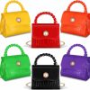 Chunful Crossbody Handbags | Chunful Set Of 6 Toddler Crossbody Bag Mini Purse Gift For Women'S Day Girl Bridesmaid Crossbody Bag Purses Small Top Handbag