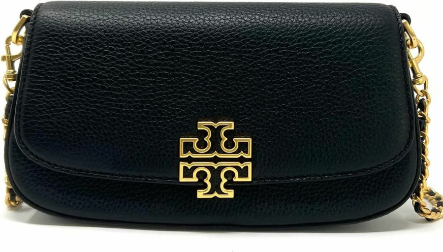 Tory Burch Crossbody Handbags | Tory Burch 138772 Britten Convertible Crossbody Bag In Black