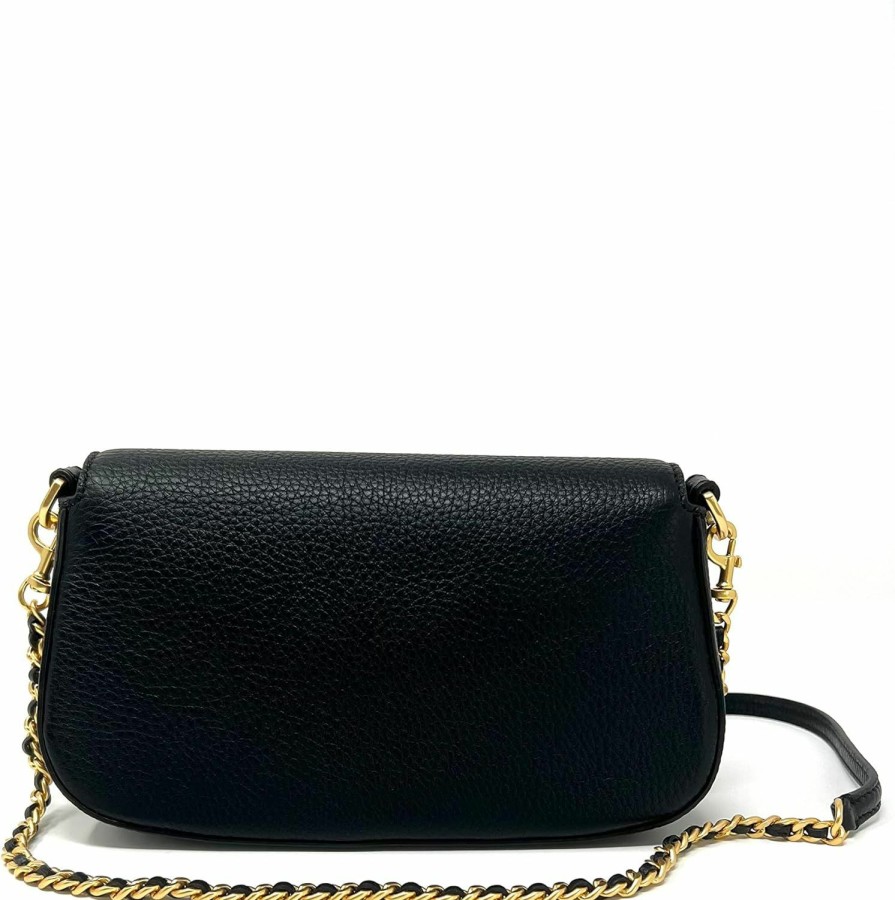 Tory Burch Crossbody Handbags | Tory Burch 138772 Britten Convertible Crossbody Bag In Black