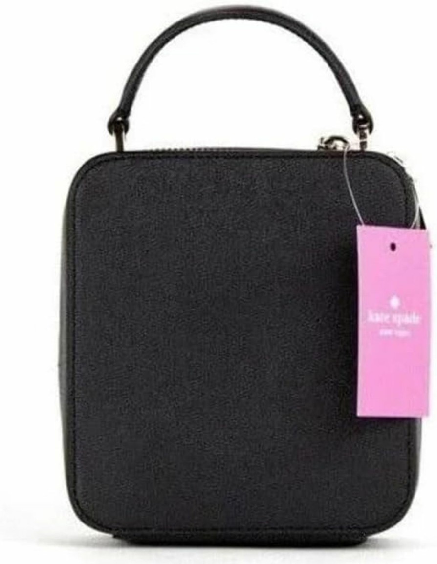 Kate Spade Crossbody Handbags | Kate Spade X Disney Minnie Mouse Vanity Case Crossbody K9530 Black Leather