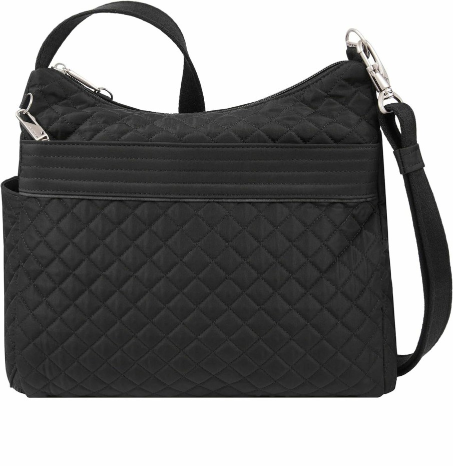 Travelon Crossbody Handbags | Travelon Anti-Theft Boho Square Cross Body Bag Black One Size