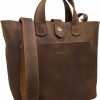 Heather's Crossbody Handbags | Heather'S, Crossbody Tote Bag With Pouch, Rustic Handbag, Classy Purse, Vintage Style Shoulder Case, Travel And Shopping, Full Grain Leather, Handmade, Bourbon Brown