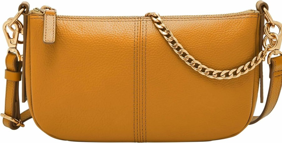 Fossil Crossbody Handbags | Fossil Women'S Jolie Leather Small Shoulder Bag Purse Handbag For Women