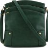 ALYSSA Crossbody Handbags | Alyssa Triple Zip Pocket Large Crossbody Bag