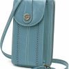 S-ZONE Crossbody Handbags | S-Zone Women Rfid Blocking Crossbody Cell Phone Purse Small Faux Leather Wallet Purse