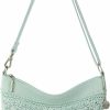 The Sak Crossbody Handbags | The Sak Lumi Convertible Crossbody Purse - Hand Crochet Women'S Handbag For Everyday & Travel, 3-In-1 Small Crossbody Bag With Zipper Closure & Pockets - Aqua Primrose